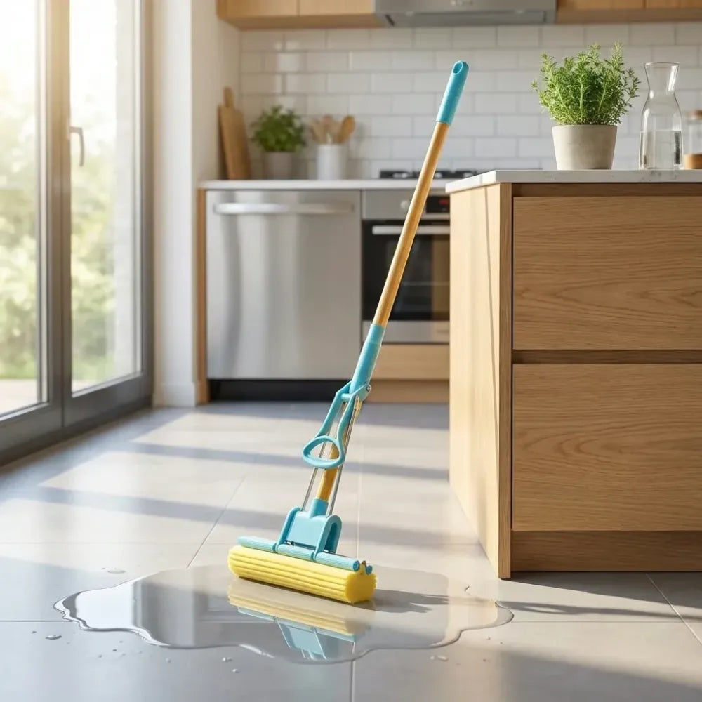 Foldable squeeze mop - home essentials