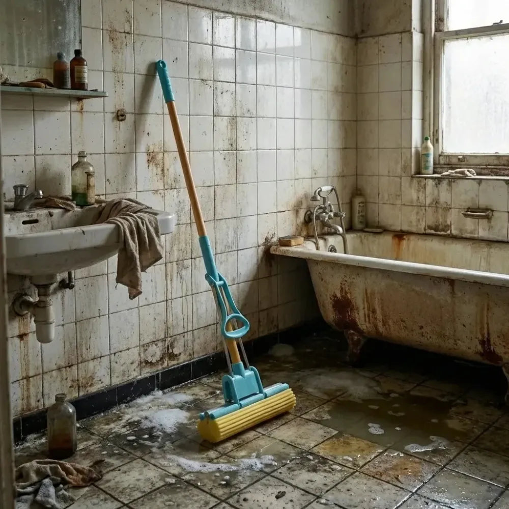 Foldable squeeze mop - home essentials
