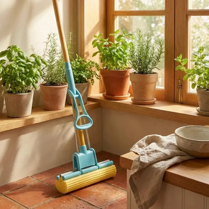 Foldable squeeze mop - home essentials