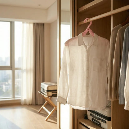 Foldable travel hangers with clips - home improvement