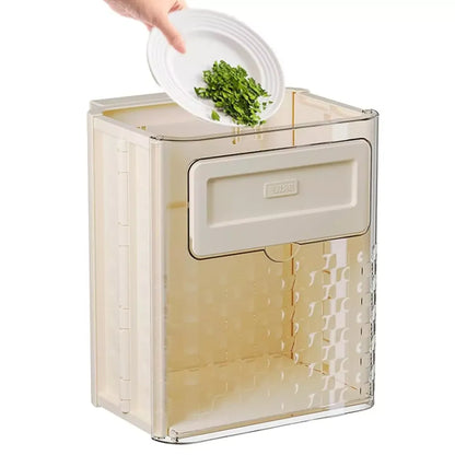 Foldable wall mounted trash can - home essentials