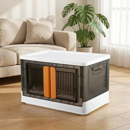 Foldable wheeled storage organizer - home improvement