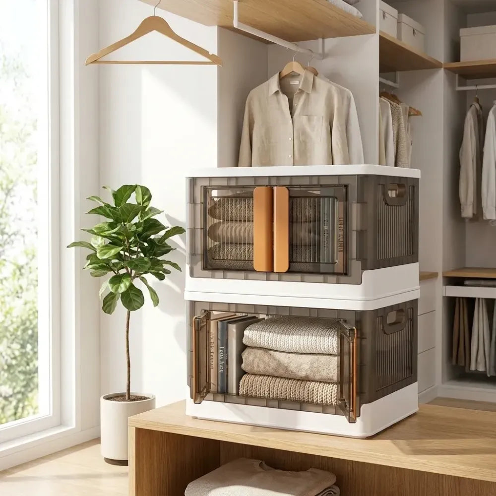 Foldable wheeled storage organizer - home improvement