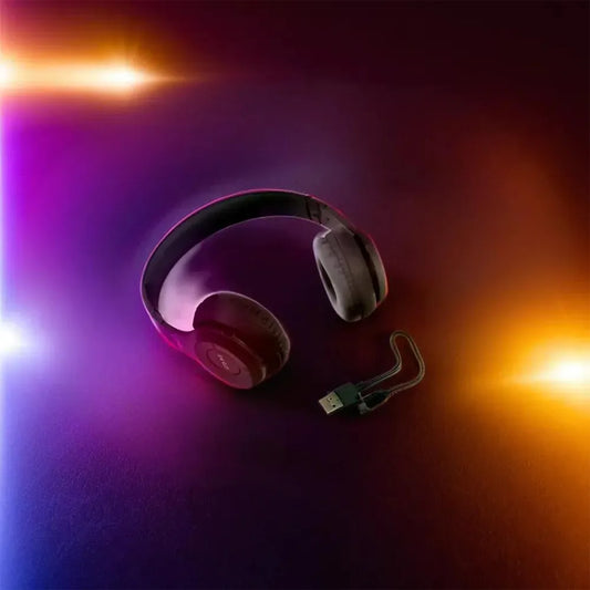 Foldable wireless bluetooth headphones - electronics