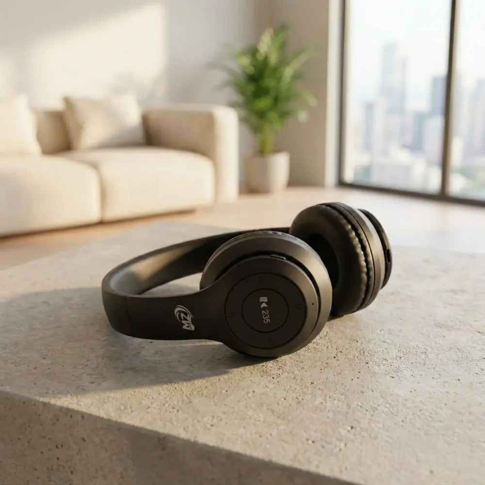 Foldable wireless bluetooth headphones - electronics