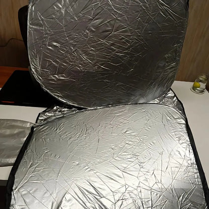 Folding car window sunshade cover