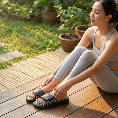 Foot pain relief slippers