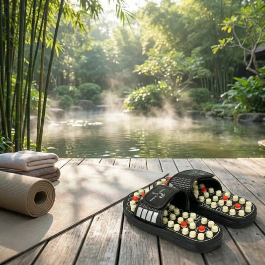 Foot pain relief slippers