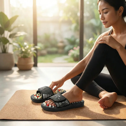 Foot pain relief slippers