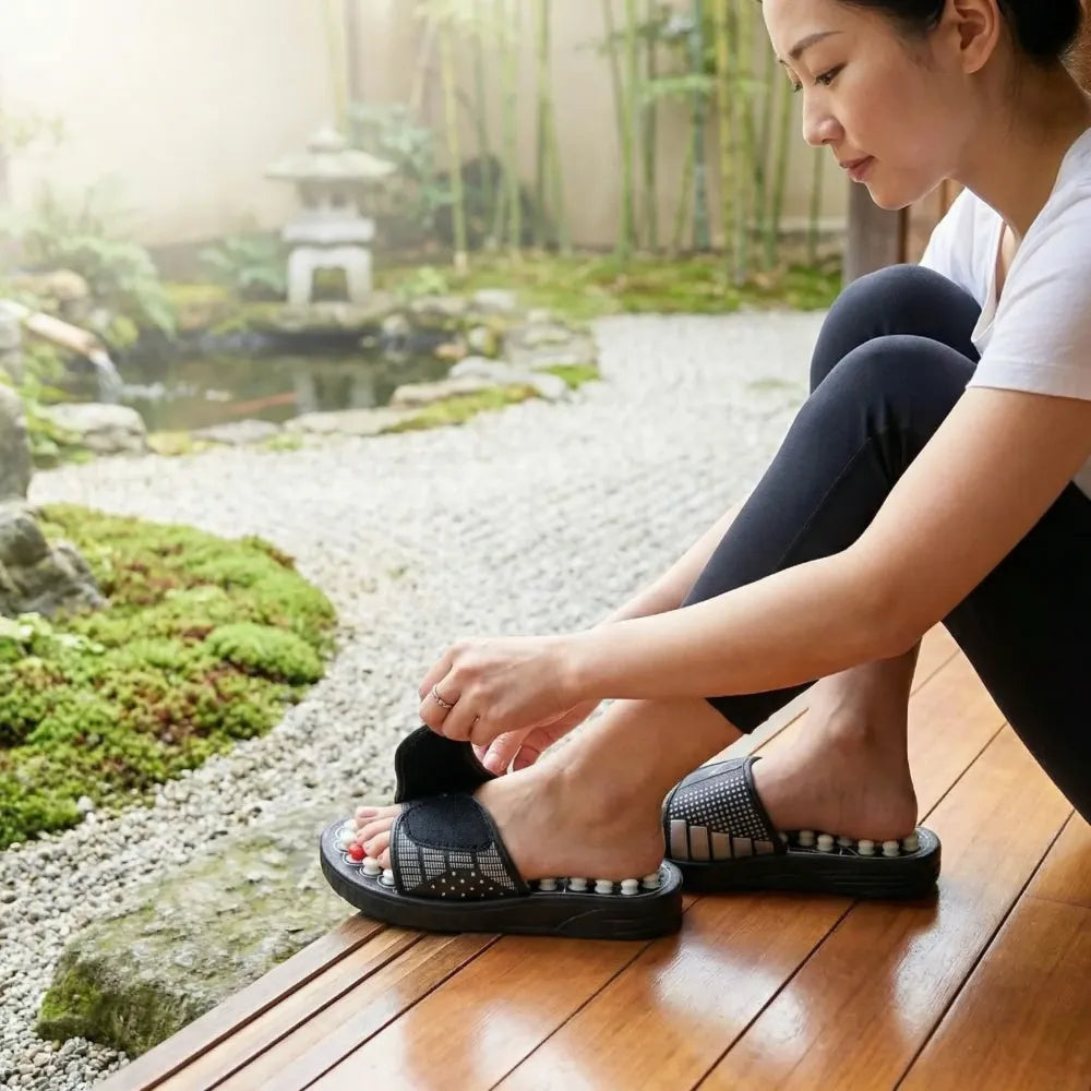 Foot pain relief slippers