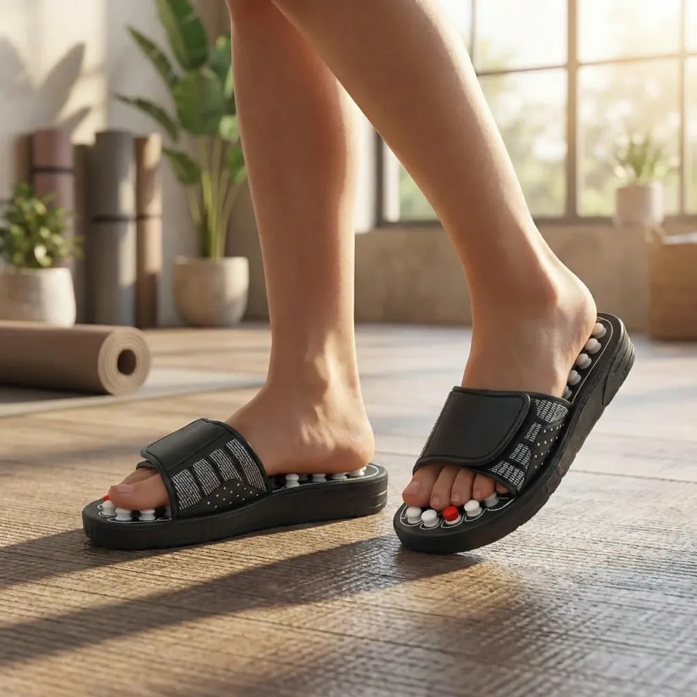 Foot pain relief slippers
