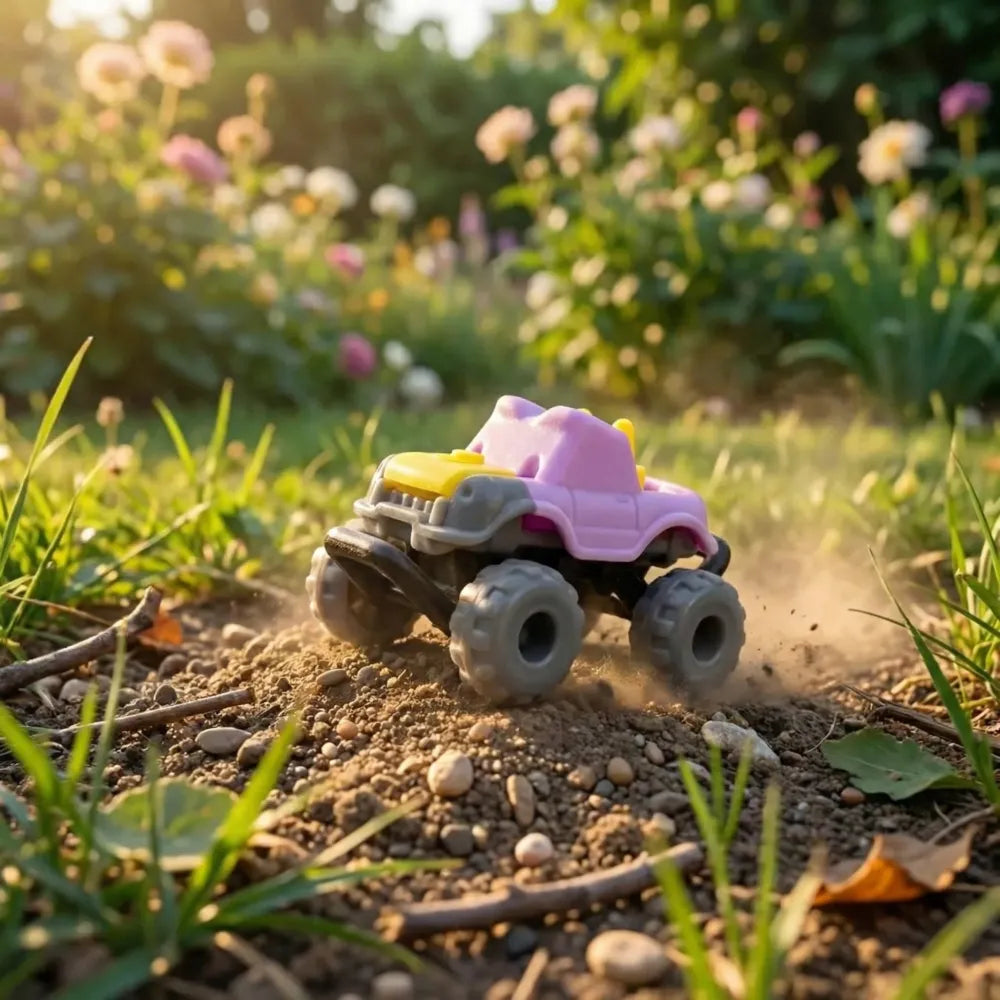 Friction-powered monster truck set - toys