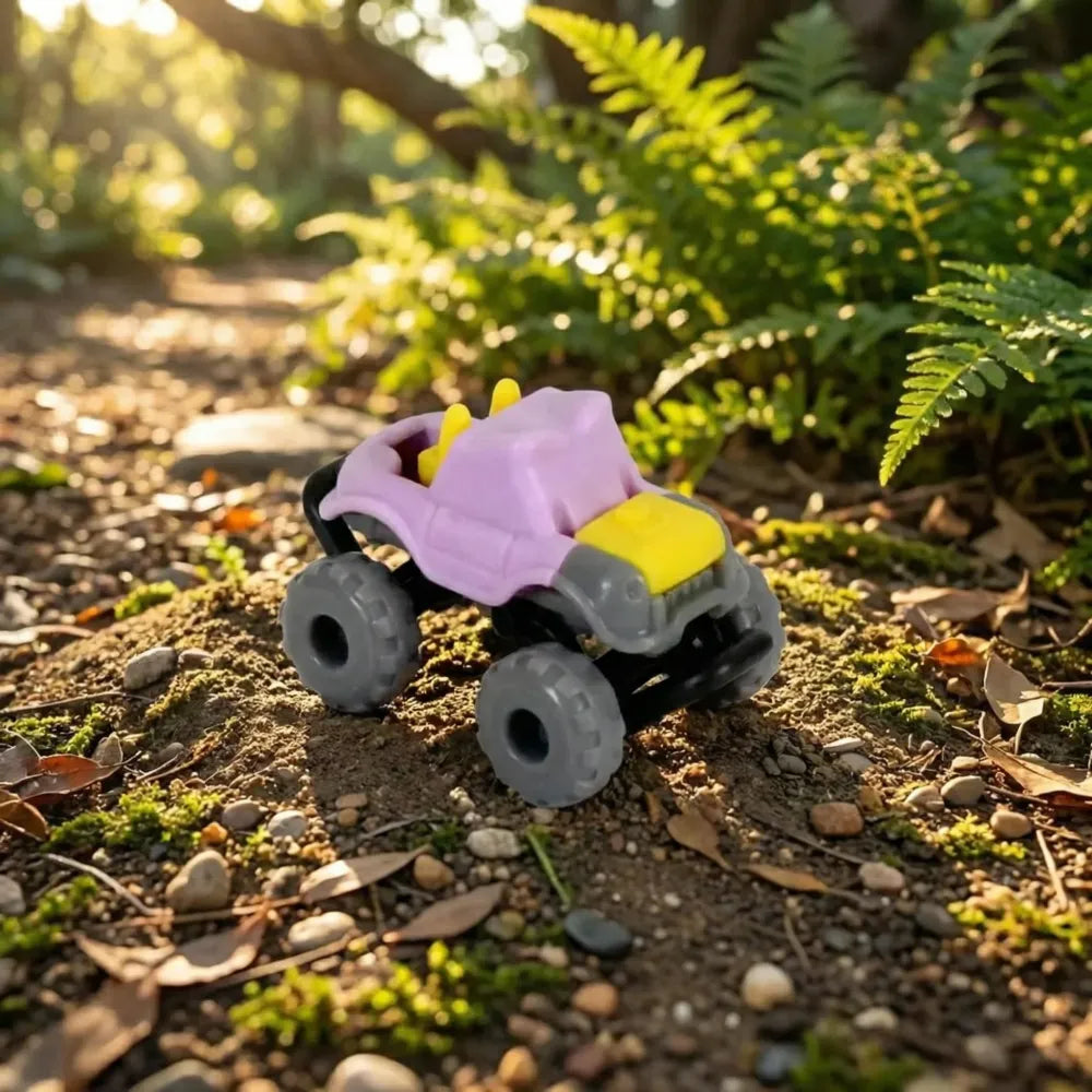Friction-powered monster truck set - toys