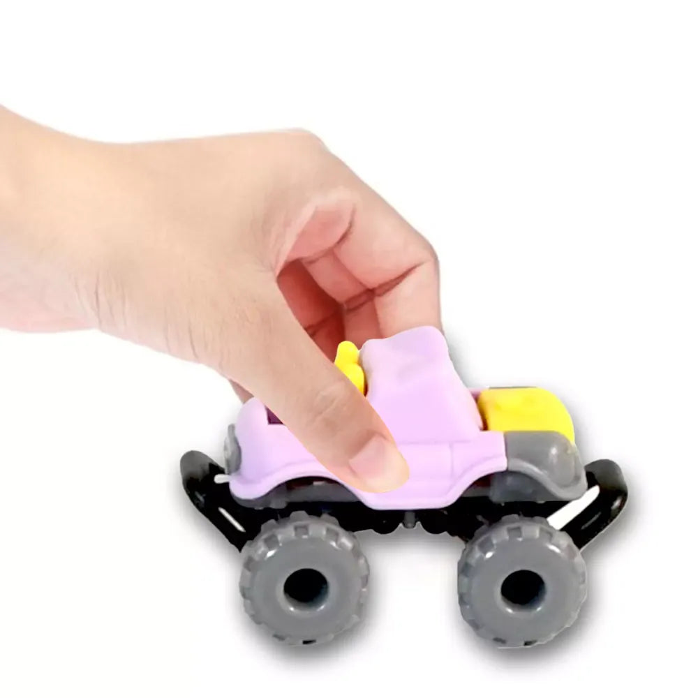 Friction-powered monster truck set