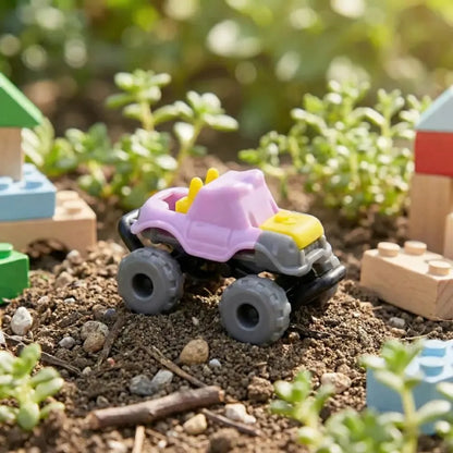 Friction-powered monster truck set - toys
