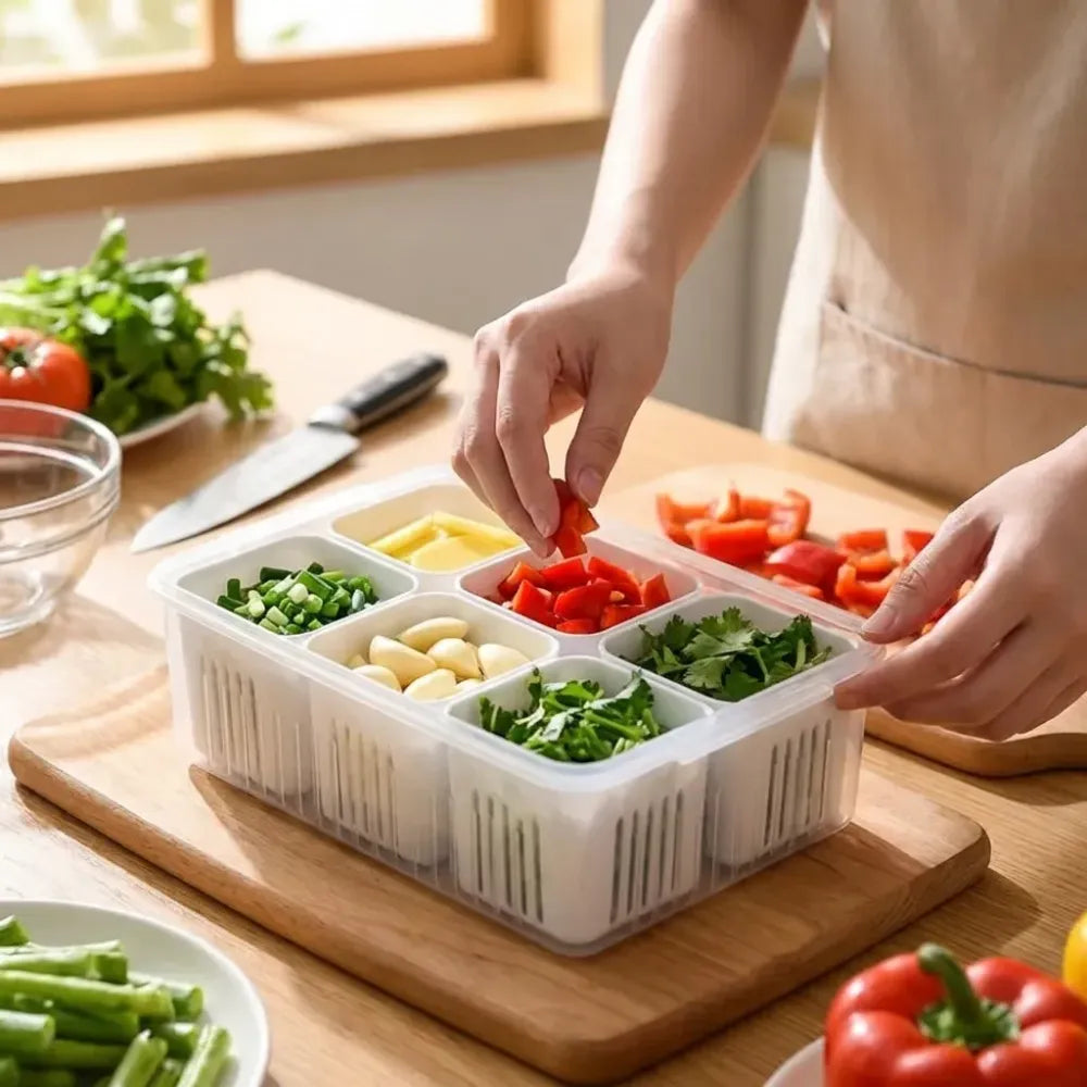 Fridge & freezer storage box - home kitchen