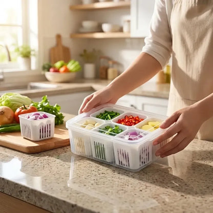 Fridge & freezer storage box - home kitchen
