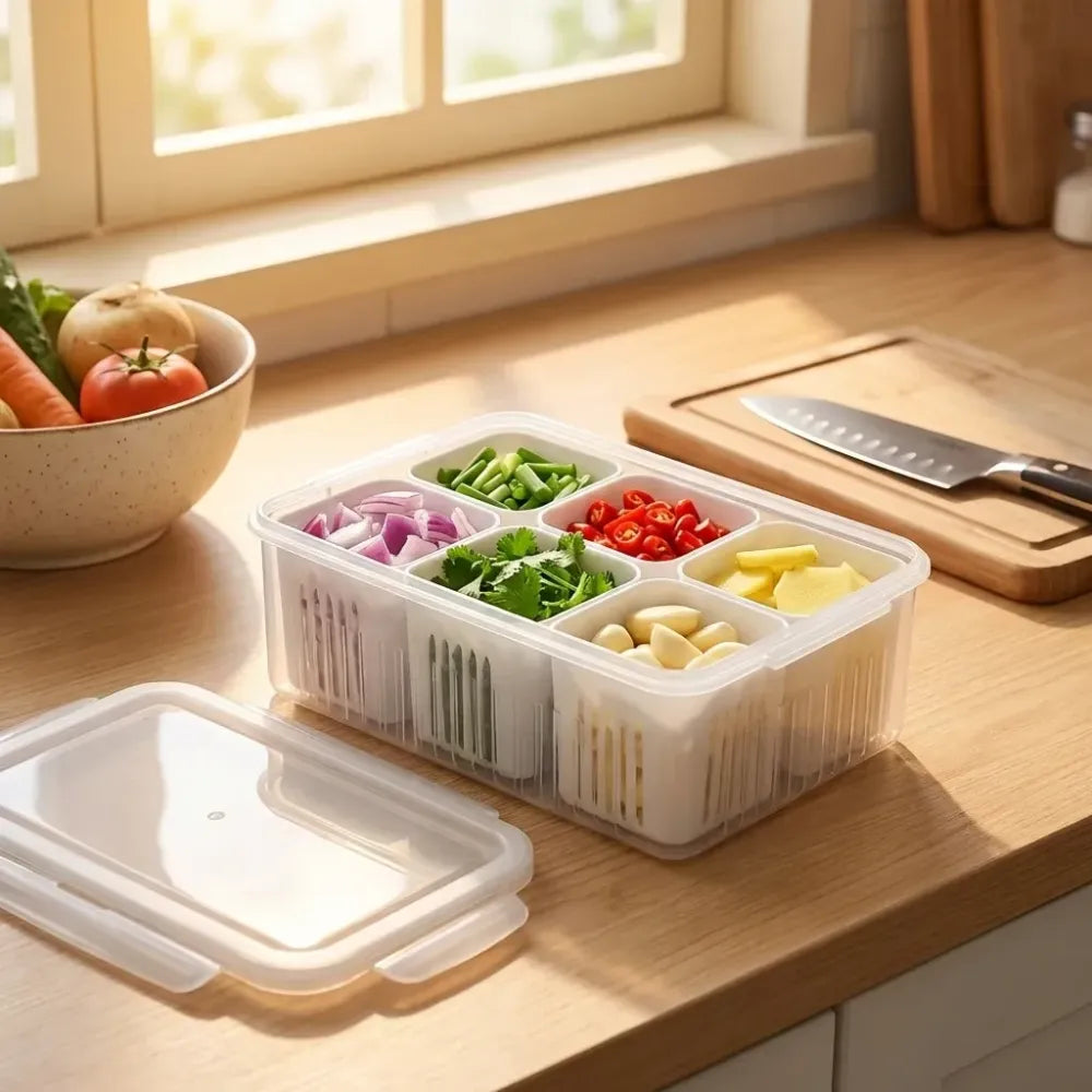 Fridge & freezer storage box - home kitchen
