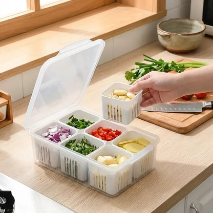 Fridge & freezer storage box - home kitchen