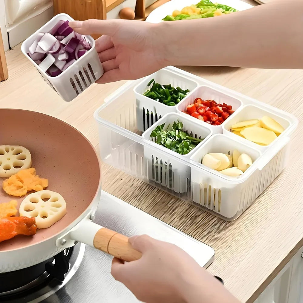 Fridge storage & organizer box - home kitchen