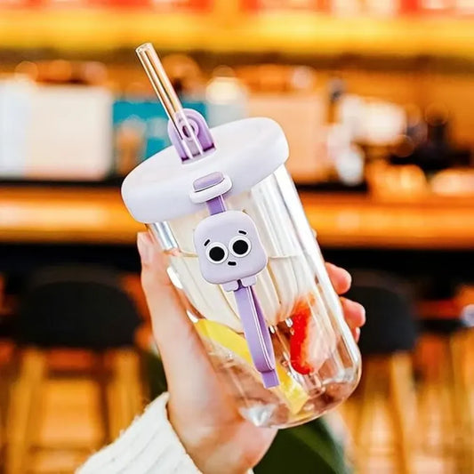 Fruit infuser glass tumbler