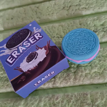 Fun biscuit-shaped eraser - office