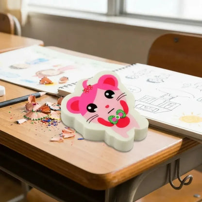 Fun cartoon kid’s eraser - office
