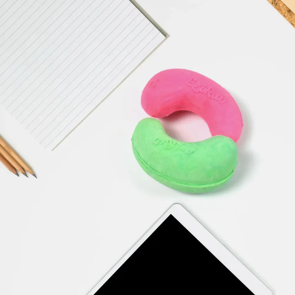 Fun cashew-shaped kids eraser - office