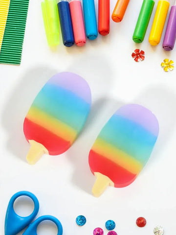 Fun Jelly Popsicle Erasers