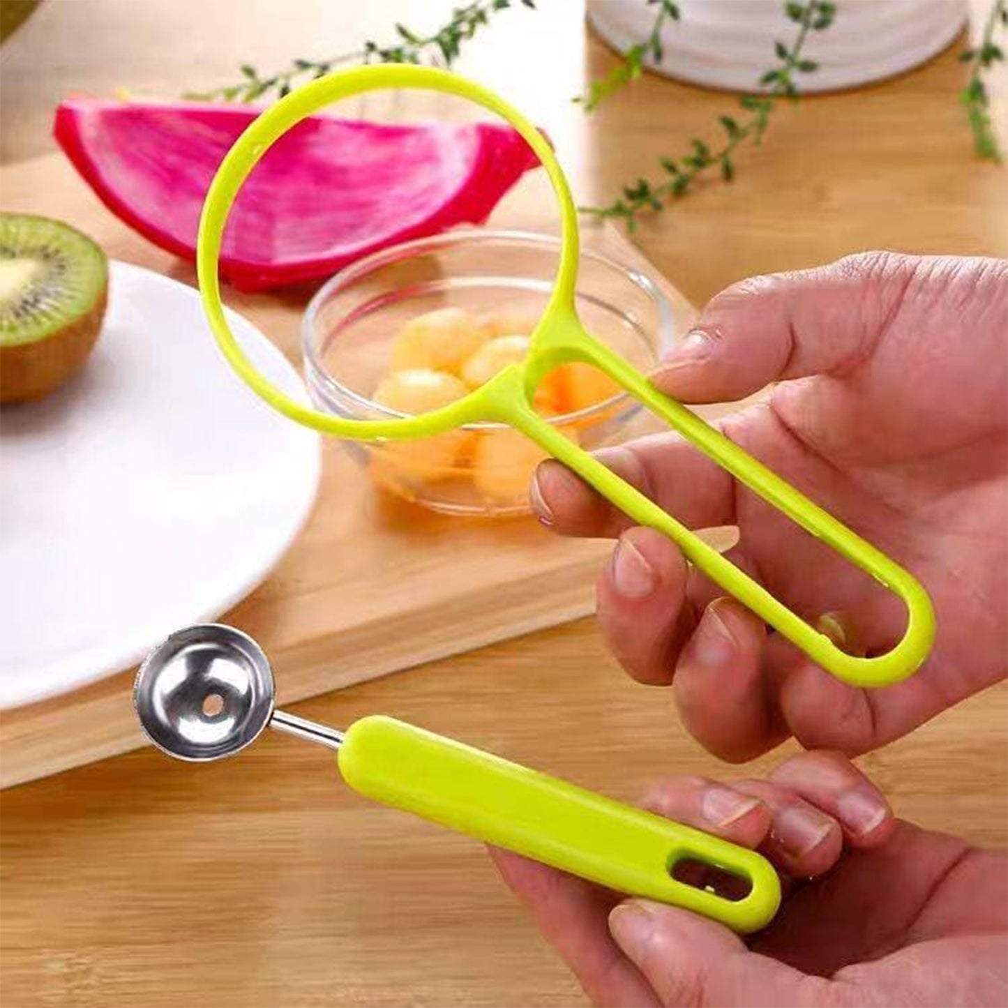 2-in-1 Fruit Peeler & Baller