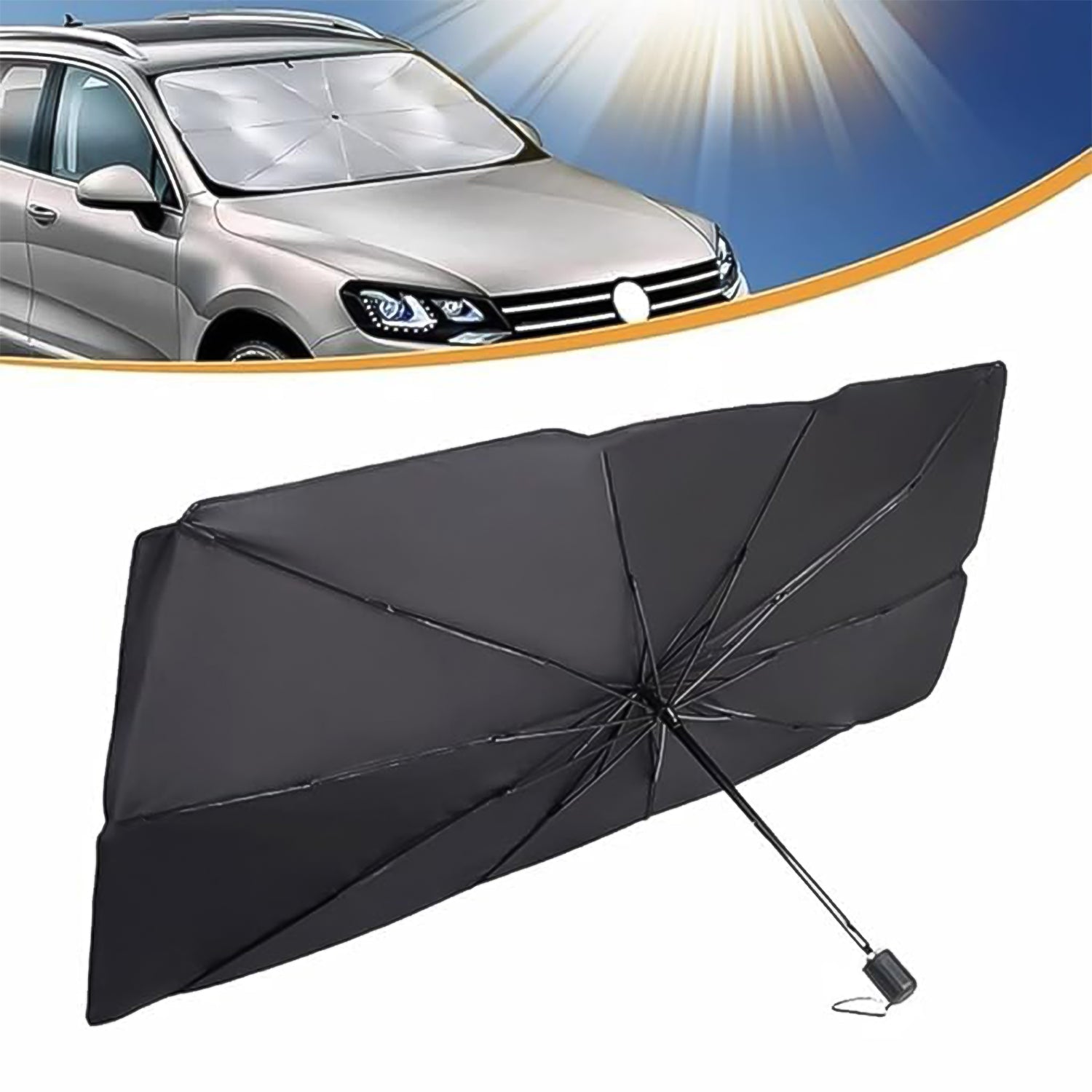 Windshield Umbrella Sun Shade Cover For Car (1 Pc) - Fashion