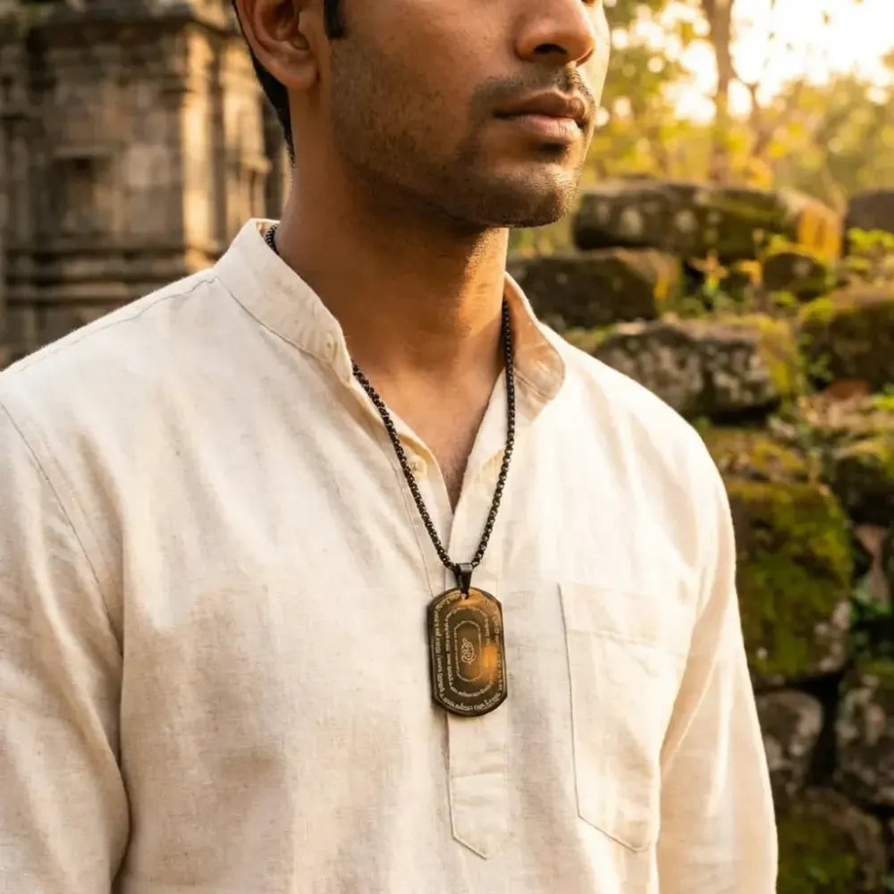 Ganpati shlok pendant chain - potential heroes