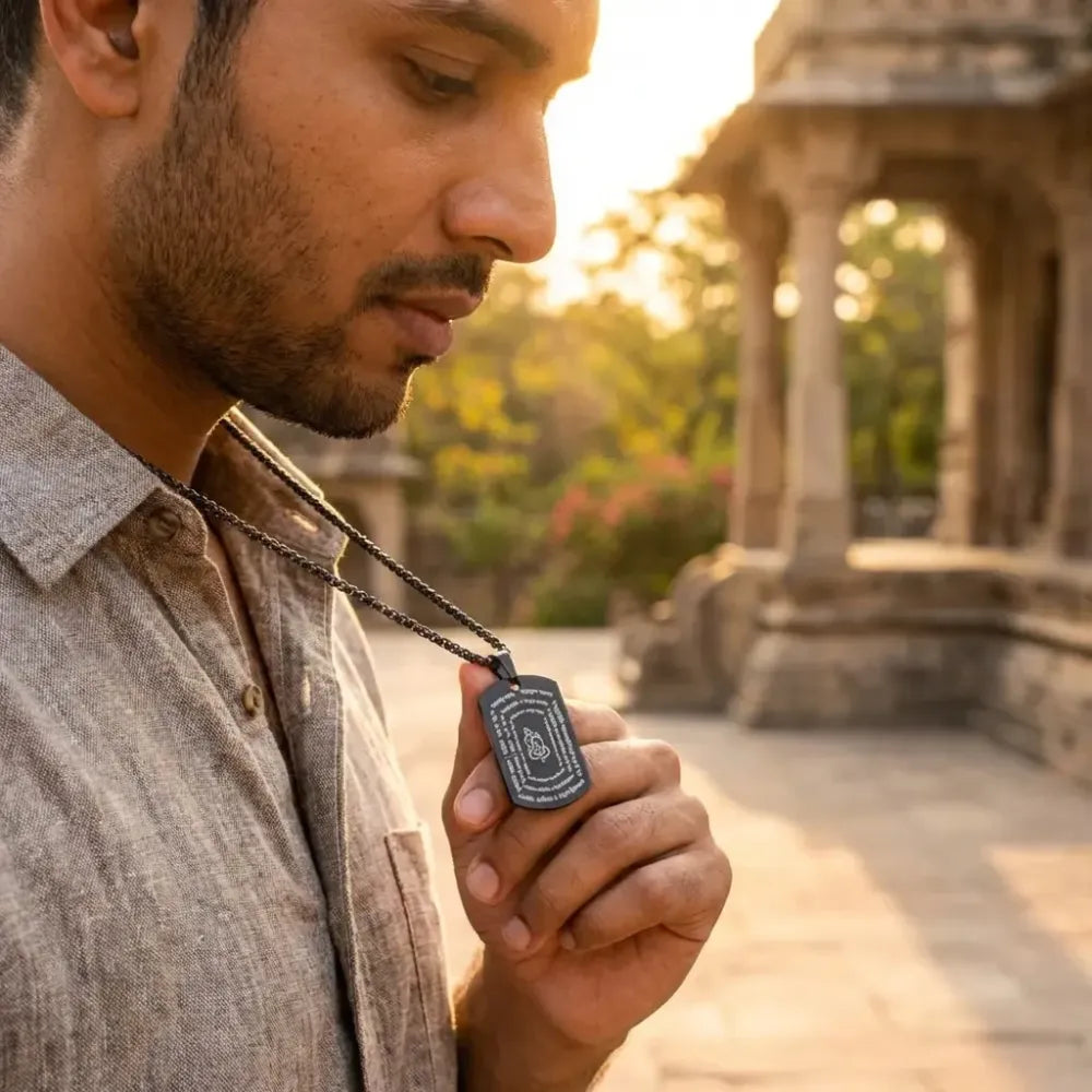 Ganpati shlok pendant chain - potential heroes