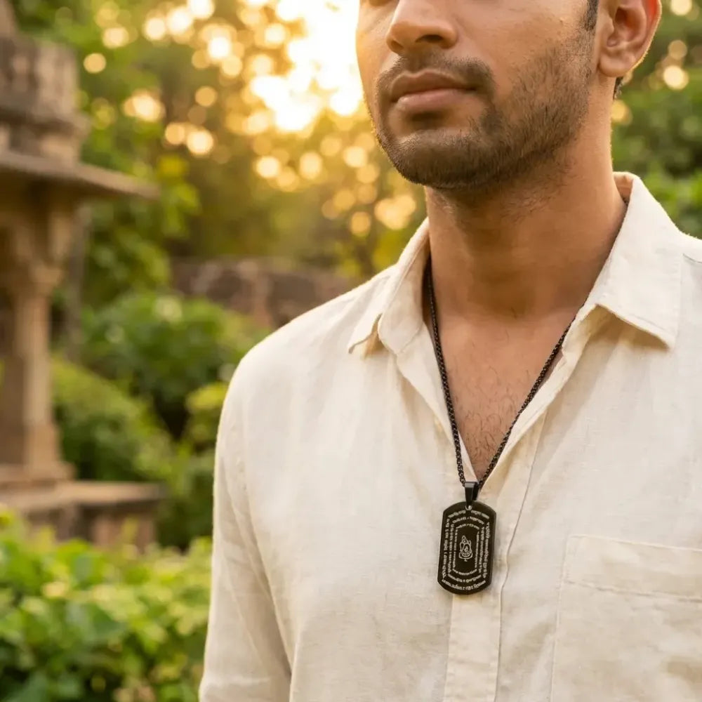 Ganpati shlok pendant chain - potential heroes