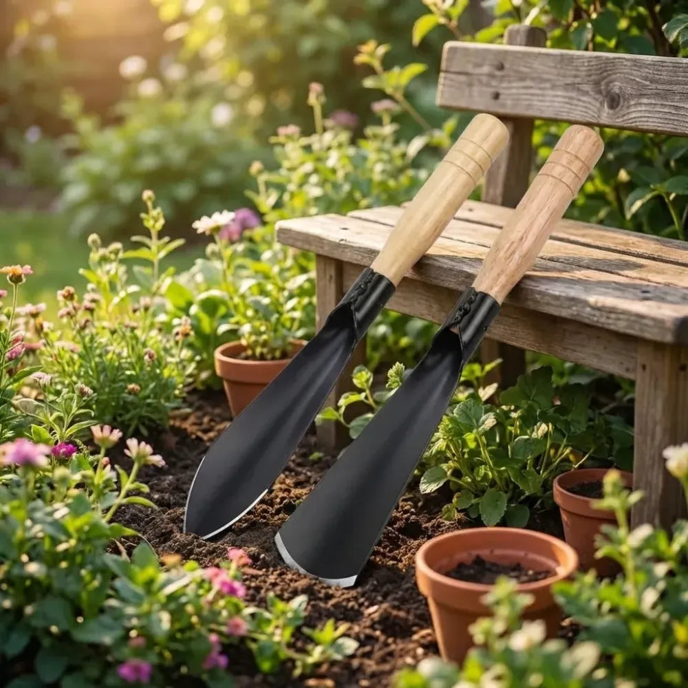 Garden shovel tool set