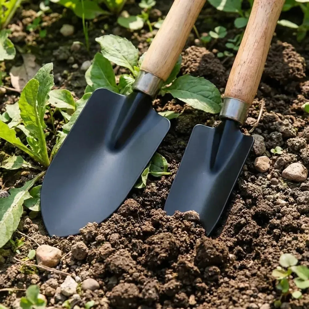 Garden shovel tool set
