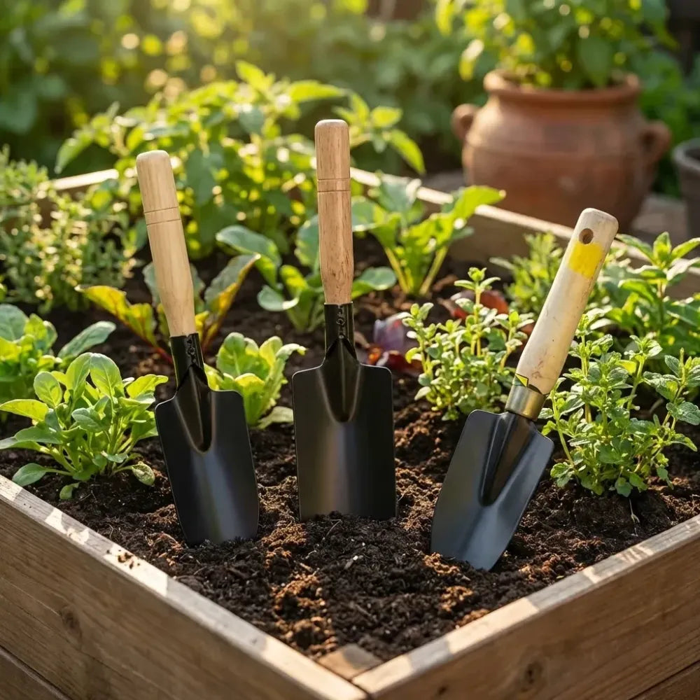 Garden shovel tool set