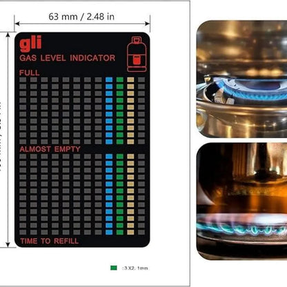Gas bottle level indicator (pack of 1)