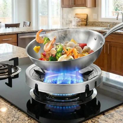 Gas stove fire & windproof saving stand