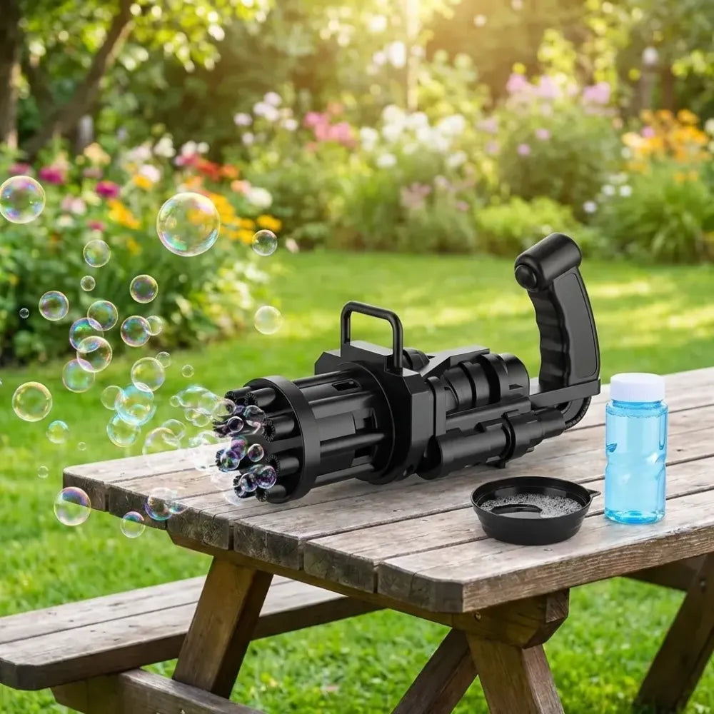 Gatling bubble blaster