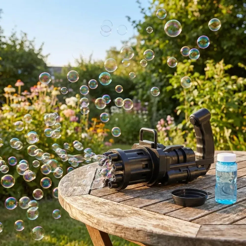 Gatling bubble blaster