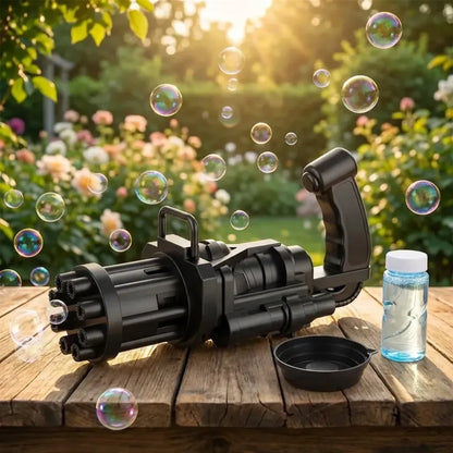 Gatling bubble blaster