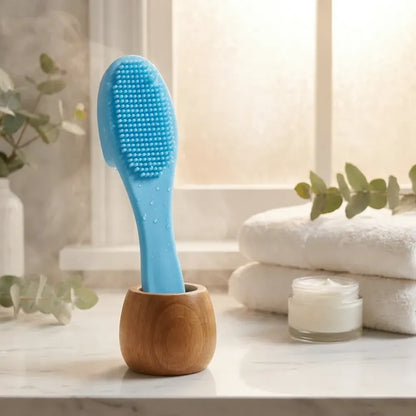 Gentle silicone face cleansing brush - health care
