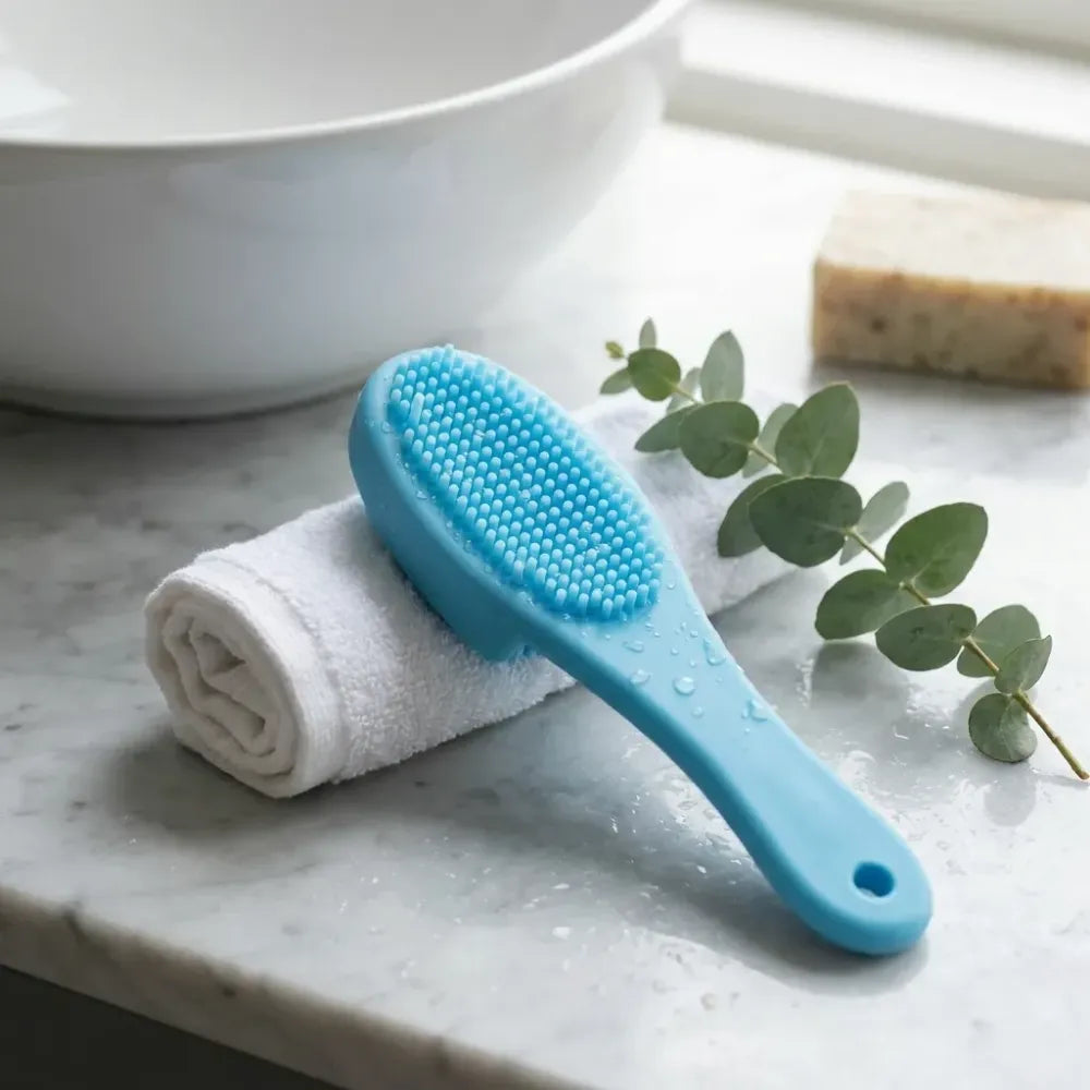 Gentle silicone face cleansing brush - health care