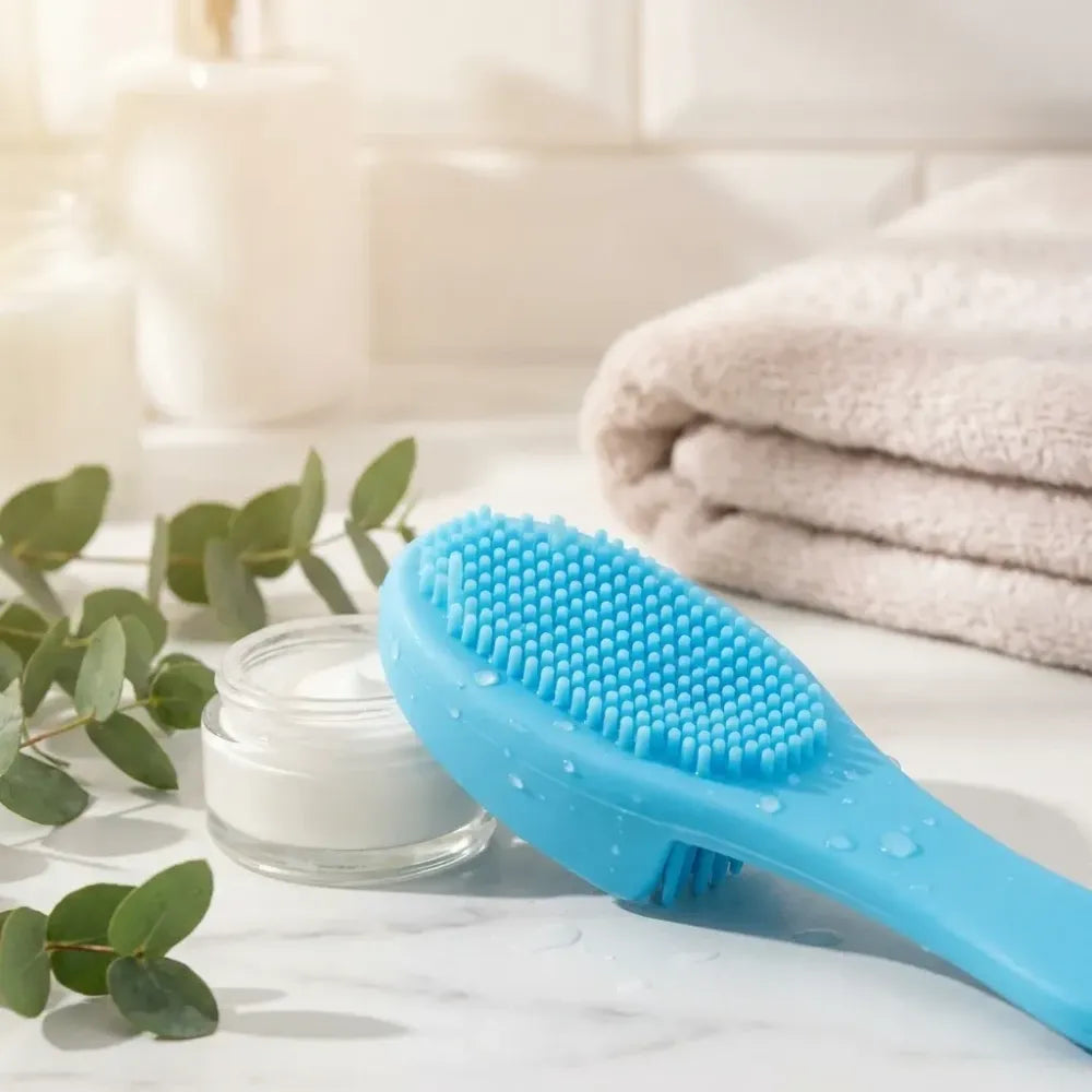 Gentle silicone face cleansing brush - health care