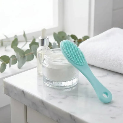 Gentle silicone face cleansing brush - health care