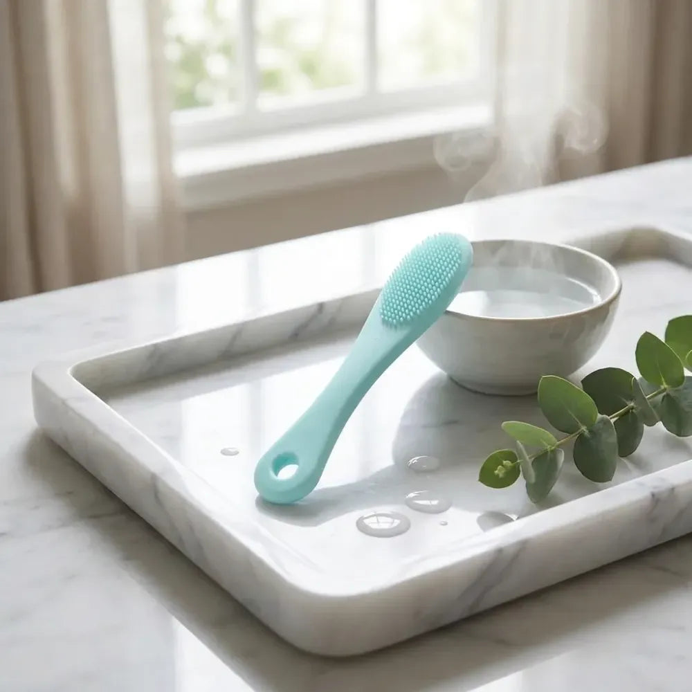 Gentle silicone face cleansing brush - health care