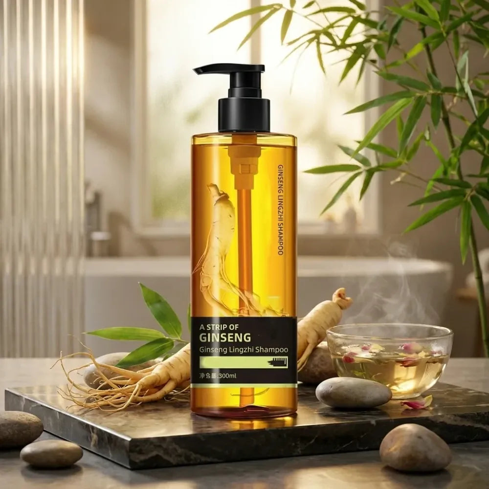 Ginseng anti-hair loss shampoo 300ml (pack of 2)