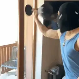 Standing boxing punch bag