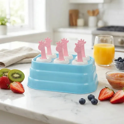 Giraffe popsicle molds – 6 cavity - home & kitchen
